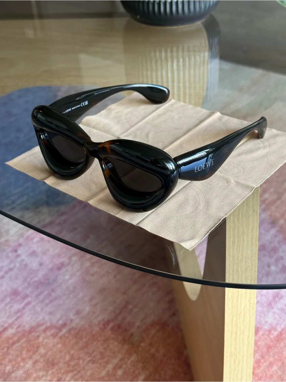 Loewe Tortoiseshell Inflated Cat-Eye Sunglasses - Picture 3 of 4